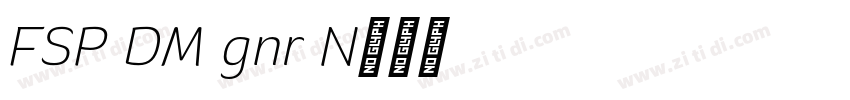 FSP DEMO Agenor N字体转换 FSP DEMO Agenor N字体转换